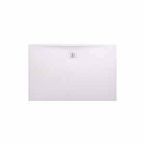 Picture of Laufen PRO - Duschwanne, aus Verbundwerkstoff Marbond, superflach, rechteckig, Ablauf an langer Seite, 1400 x 900 x 29,  077, hellgrau matt , Art.Nr. : H2109590770001