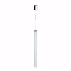 Picture of Laufen KARTELL BY LAUFEN - Hängeleuchte 'Rifly', 900 mm, Kunststoff, Halter verchromt, 1015 x 130 x 130,   087, hellgrau    , Art.Nr. : H3893350870001