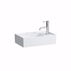Picture of Laufen KARTELL BY LAUFEN - Handwaschbecken, Armaturenbank rechts, mit verdecktem Ablauf, 460 x 280 x 120 400, LCC-weissohne Hahnloch/ohne Überlauf, Art.Nr. : H8153344001121
