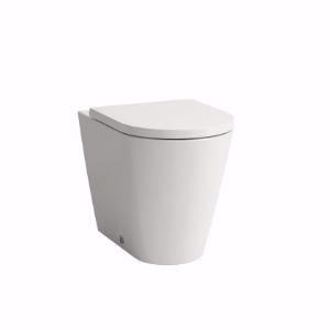 Picture of Laufen KARTELL BY LAUFEN - Stand-WC 'rimless', Tiefspüler, ohne Spülrand, Abgang waagerecht/senkrecht, 560 x 370 x 430, 020, schwarz, Art.Nr. : H8233370200001