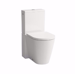 Picture of Laufen KARTELL BY LAUFEN - Stand-WC 'rimless' für aufgesetzten Spülkasten, Tiefspüler, ohne Spülrand, 660 x 370 x 440, 400, LCC-weiss, Art.Nr. : H8243374000001