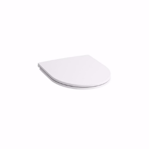 Picture of Laufen MODERNA R - WC-Sitz mit Deckel 'slim', abnehmbar, ohne Absenkautomatik, 000 weiss, 485 x 390 x 55, Art.Nr. : H8965400000001