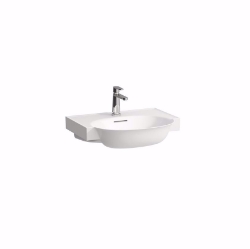Picture of Laufen THE NEW CLASSIC - Waschtisch unterbaufähig NEWCLASSIC 60X48 WS MATT, 757 weiss matt, 3 Hahnlöcher, 600 x 480 x 165, Art.Nr. : H8138537571081