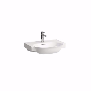 Picture of Laufen THE NEW CLASSIC - Waschtisch unterbaufähig NEWCLASSIC 60X48 WS MATT, 757 weiss matt, 3 Hahnlöcher, 600 x 480 x 165, Art.Nr. : H8138537571081