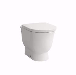 Picture of Laufen THE NEW CLASSIC - Stand-WC, Tiefspüler, spülrandlos, Abgang waagerecht oder senkrecht, 000 weiss, 530 x 370 x 430, Art.Nr. : H8238510000001