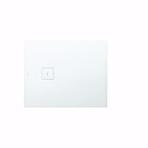 Picture of Laufen SOLUTIONS - Duschwanne, aus Verbundwerkstoff Marbond, rechteckig, Ablauf Seite, 000 weiss, 1000 x 800 x 38, Art.Nr. : H2134420000001