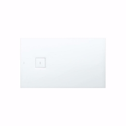 Picture of Laufen SOLUTIONS - Duschwanne, aus Verbundwerkstoff Marbond, rechteckig, Ablauf Seite, 000 weiss, 1200 x 700 x 38, Art.Nr. : H2134430000001