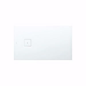 Picture of Laufen SOLUTIONS - Duschwanne, aus Verbundwerkstoff Marbond, rechteckig, Ablauf Seite, 000 weiss, 1200 x 700 x 38, Art.Nr. : H2134430000001