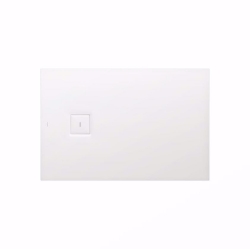 Picture of Laufen SOLUTIONS - Duschwanne, aus Verbundwerkstoff Marbond, superflach, rechteckig, auch für flächenbündigen Einbau geeignet, 000 weiss, 1300 x 900 x 40, Art.Nr. : H2154410000001