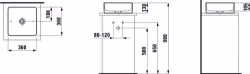 Picture of Laufen LIVING SQUARE - Auflege-Wt SaphirKeramik     LIVING SQUARE-36, 000 weiss, ohne Hahnloch/ohne Überlauf, 360 x 360 x 100, Art.Nr. : H8114330001121