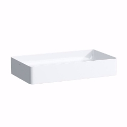Picture of Laufen LIVING SQUARE - Auflege-Wt SaphirKeramik      LIVING SQUARE-60, 000 weiss, ohne Hahnloch/ohne Überlauf, 600 x 340 x 100, Art.Nr. : H8114340001121
