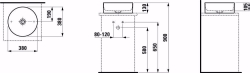 Picture of Laufen LIVING SQUARE - Auflege-Wt SaphirKeramik      LIVING SQUARE-38, 000 weiss, ohne Hahnloch/ohne Überlauf, 380 x 380 x 150, Art.Nr. : H8114350001121