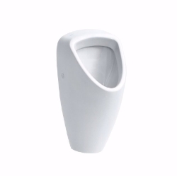 Picture of Laufen CAPRINO - Absauge-Urinal, Wasserzulauf innen, mit elektronischer Steuerung, Netzbetrieb (230V), vandalensicher, 400 LCC-weiss, 320 x 350 x 645, Art.Nr. : H8420654000001