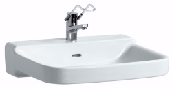 Picture of Laufen PRO LIBERTY - Waschtisch 'liberty', barrierefrei, 000 weiss, 1 Hahnloch, 650 x 550 x 160, Art.Nr. : H8119530001041