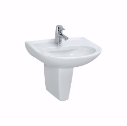 Picture of Laufen AROLLA-NEW - Waschtisch AROLLA NEW 54X45 WEISS, 000 weiss, 1 Hahnloch, 540 x 450 x 190, Art.Nr. : H8121610001041