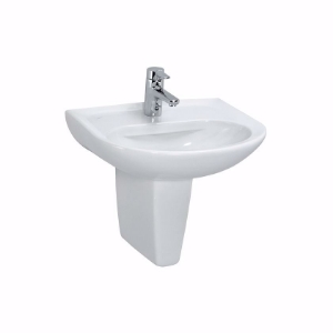 Picture of Laufen AROLLA-NEW - Waschtisch AROLLA NEW 54X45 WEISS, 000 weiss, 1 Hahnloch, 540 x 450 x 190, Art.Nr. : H8121610001041