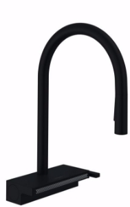 Picture of Hansgrohe Aquno Select M81 Einhebel-Küchenmischer 170, Ausziehbrause, 3jet, sBox, Mattschwarz , Art.Nr. : 73831670