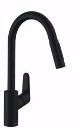Picture of Hansgrohe Focus M41 Einhebel-Küchenmischer 240, Ausziehbrause, 2jet, Mattschwarz , Art.Nr. : 31815670