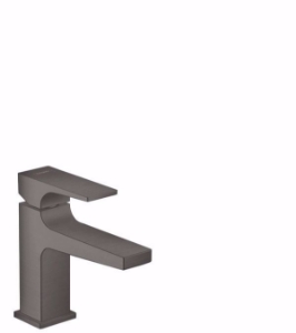 Picture of Hansgrohe Metropol Einhebel-Waschtischmischer 100 mit Hebelgriff und Push-Open Ablaufgarnitur für Handwaschbecken, brushed black chrome , Art.Nr. : 32500340
