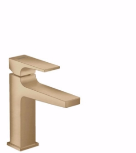 Picture of Hansgrohe Metropol Einhebel-Waschtischmischer 110 mit Hebelgriff und Push-Open Ablaufgarnitur, brushed bronze , Art.Nr. : 32507140