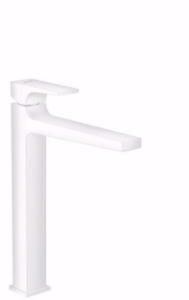Picture of Hansgrohe Metropol Einhebel-Waschtischmischer 260 mit Hebelgriff und Push-Open Ablaufgarnitur, Mattweiß , Art.Nr. : 32512700