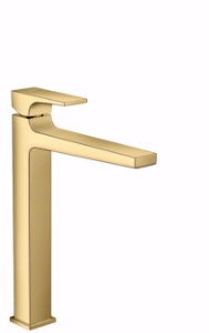 Picture of Hansgrohe Metropol Einhebel-Waschtischmischer 260 mit Hebelgriff und Push-Open Ablaufgarnitur, polished gold-optic , Art.Nr. : 32512990