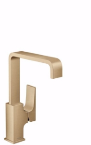 Picture of Hansgrohe Metropol Einhebel-Waschtischmischer 230 mit Hebelgriff, Schwenkauslauf und Push-Open Ablaufgarnitur, brushed bronze , Art.Nr. : 32511140