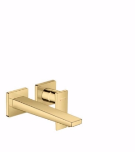 Picture of Hansgrohe Metropol Einhebel-Waschtischmischer Unterputz für Wandmontage mit Hebelgriff und Auslauf 22,5 cm, polished gold-optic , Art.Nr. : 32526990