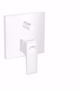 Picture of Hansgrohe Metropol Einhebel-Wannenmischer Unterputz mit Hebelgriff, Mattweiß , Art.Nr. : 32545700