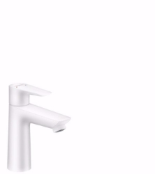Picture of Hansgrohe Talis E Einhebel-Waschtischmischer 110 mit Zugstangen-Ablaufgarnitur, Mattweiß , Art.Nr. : 71710700