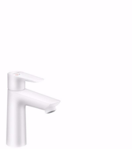 Picture of Hansgrohe Talis E Einhebel-Waschtischmischer 110 CoolStart mit Zugstangen-Ablaufgarnitur, Mattweiß , Art.Nr. : 71713700