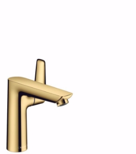 Picture of Hansgrohe Talis E Einhebel-Waschtischmischer 150 mit Zugstangen-Ablaufgarnitur, polished gold-optic , Art.Nr. : 71754990