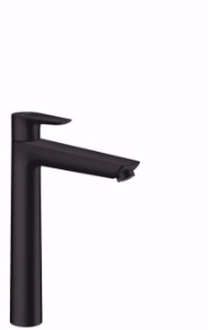 Picture of Hansgrohe Talis E Einhebel-Waschtischmischer 240 mit Zugstangen-Ablaufgarnitur, Mattschwarz , Art.Nr. : 71716670