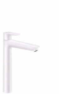 Picture of Hansgrohe Talis E Einhebel-Waschtischmischer 240 mit Zugstangen-Ablaufgarnitur, Mattweiß , Art.Nr. : 71716700