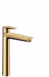 Picture of Hansgrohe Talis E Einhebel-Waschtischmischer 240 mit Zugstangen-Ablaufgarnitur, polished gold-optic , Art.Nr. : 71716990