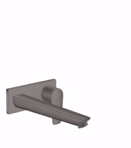 Picture of Hansgrohe Talis E Einhebel-Waschtischmischer Unterputz für Wandmontage mit Auslauf 22,5 cm, brushed black chrome , Art.Nr. : 71734340