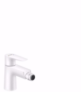 Picture of Hansgrohe Talis E Einhebel-Bidetmischer 80 mit Zugstangen-Ablaufgarnitur, Mattweiß , Art.Nr. : 71720700