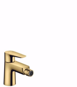 Picture of Hansgrohe Talis E Einhebel-Bidetmischer 80 mit Zugstangen-Ablaufgarnitur, polished gold-optic , Art.Nr. : 71720990