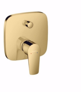 Picture of Hansgrohe Talis E Einhebel-Wannenmischer Unterputz mit integrierter Sicherungskombination, polished gold-optic , Art.Nr. : 71474990