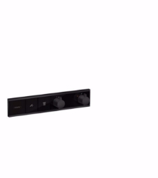 Picture of Hansgrohe RainSelect Thermostat Unterputz für 2 Verbraucher, Mattschwarz , Art.Nr. : 15380670