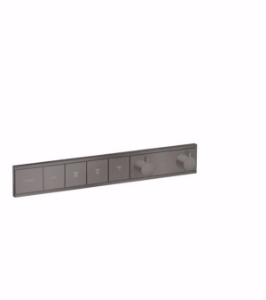 Picture of Hansgrohe RainSelect Thermostat Unterputz für 4 Verbraucher, brushed black chrome , Art.Nr. : 15382340