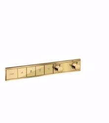 Picture of Hansgrohe RainSelect Thermostat Unterputz für 4 Verbraucher, polished gold-optic , Art.Nr. : 15382990