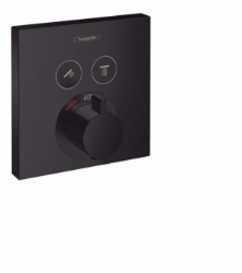 Picture of Hansgrohe ShowerSelect Thermostat Unterputz für 2 Verbraucher, Mattschwarz , Art.Nr. : 15763670