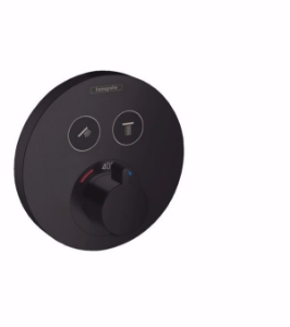 Picture of Hansgrohe ShowerSelect S Thermostat Unterputz für 2 Verbraucher, Mattschwarz , Art.Nr. : 15743670