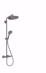 Picture of Hansgrohe Croma Select S Showerpipe 280 1jet mit Ecostat Comfort Thermostat, brushed black chrome , Art.Nr. : 26890340