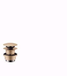 Picture of Hansgrohe Ablaufgarnitur Push-Open für Waschtisch- und Bidetmischer, brushed bronze , Art.Nr. : 50100140