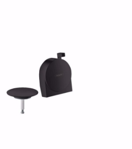 Picture of Hansgrohe Exafill S Fertigset Wanneneinlauf mit Ab- und Überlaufgarnitur, Mattschwarz , Art.Nr. : 58117670