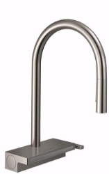 Picture of Hansgrohe Aquno Select M81 Einhebel-Küchenmischer 170, Ausziehbrause, 3jet, sBox, edelstahl finish , Art.Nr. : 73831800