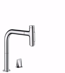 Picture of Hansgrohe Metris Select M71 2-Loch Einhebel-Küchenmischer 200, Ausziehbrause, 2jet, sBox, chrom , Art.Nr. : 73818000