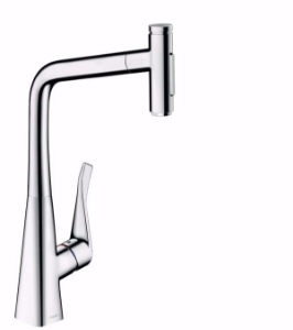 Picture of Hansgrohe Metris Select M71 Einhebel-Küchenmischer 320, Ausziehbrause, 2jet, sBox, chrom , Art.Nr. : 73816000